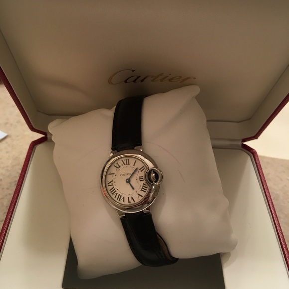 Cartier ballon bleu black leather - Picture 2 of 8